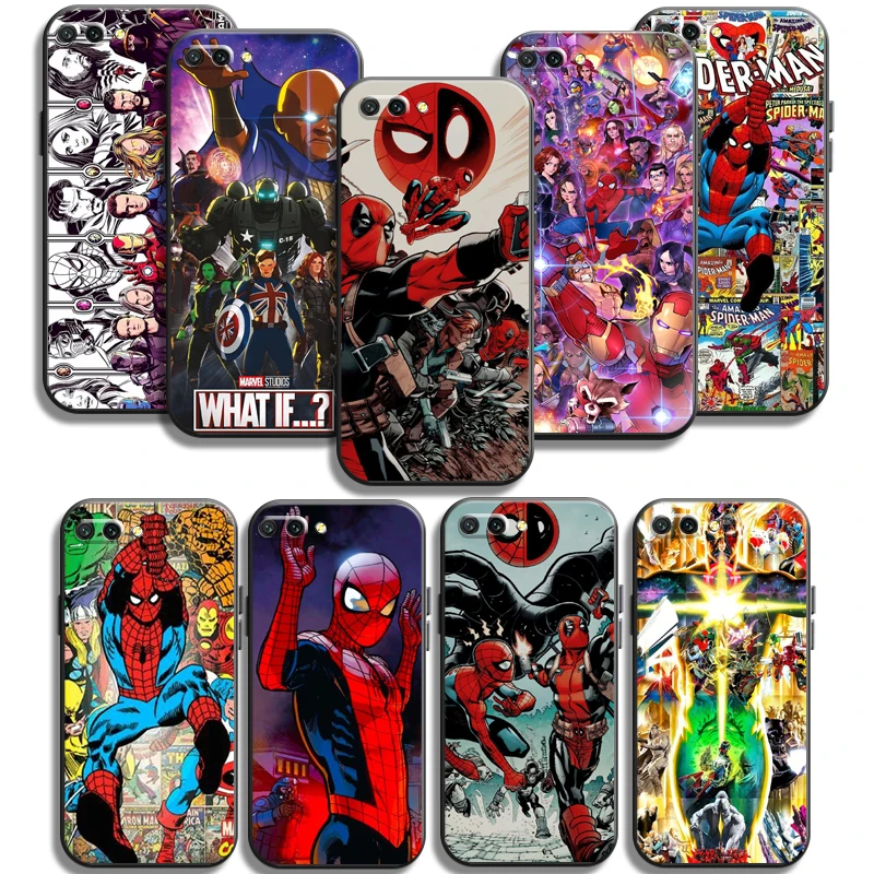 

Marvel Anime America Phone Cases For Huawei Honor P30 P30 Pro P30 Lite Honor 8X 9 9X 9 Lite 10i 10 Lite 10X Lite Cases Soft TPU