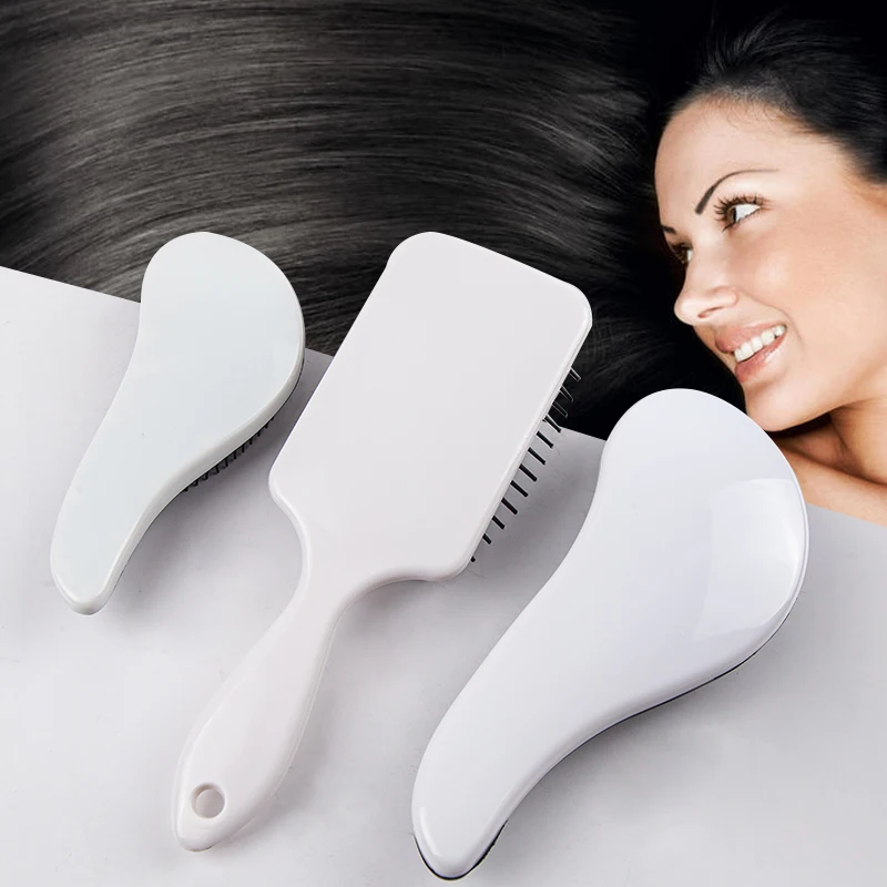 

Anti-static Hair Comb White TT Hair Brush Women Scalp Massage Comb Hair Treatment Hairdressing Products Reduce Hair Loss