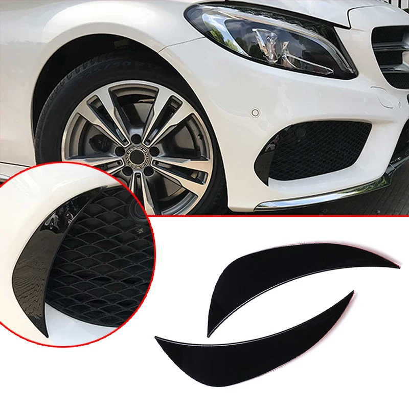 

For Mercedes Benz C-Class W205 C43 C63 AMG 2014 - 2018 2019 Rear Bumper Surrounds The Air Outlet Tail Wind Knife Air Vent Cover