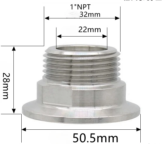 

Фитинги Tri Clamp из нержавеющей стали для домашнего пивоварения