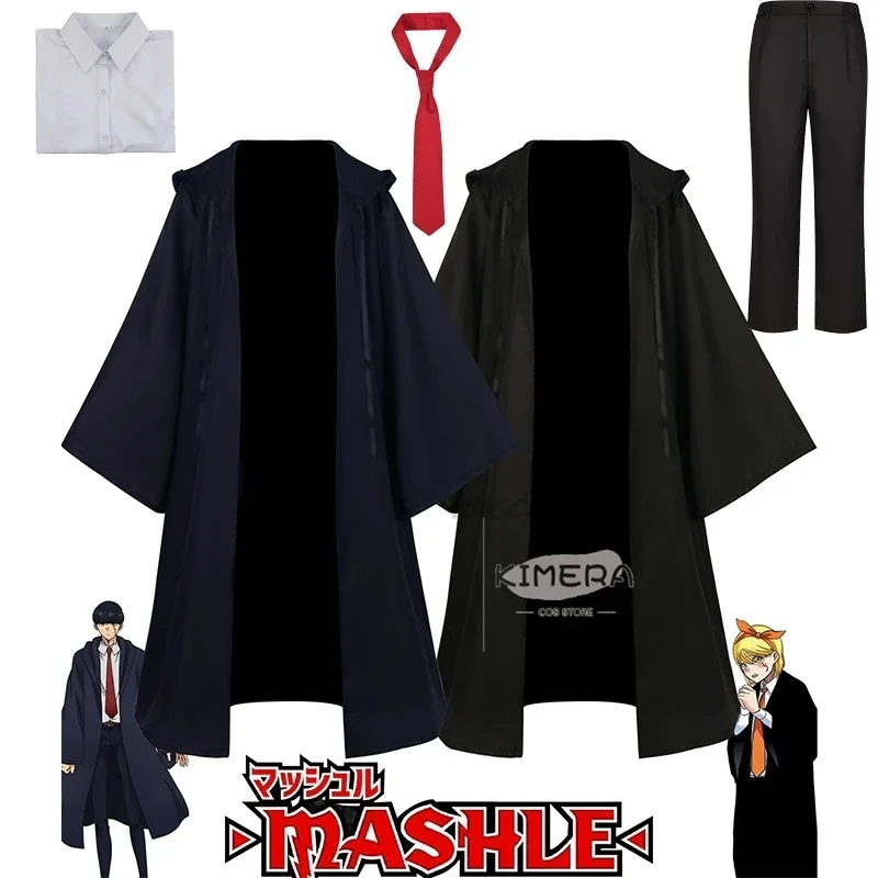 Anime Mashle: Magic And Muscles Cosplay Costume Lemon Irvine Cos School Uniforms Cloak Suit Stage Performance Dance Outfit