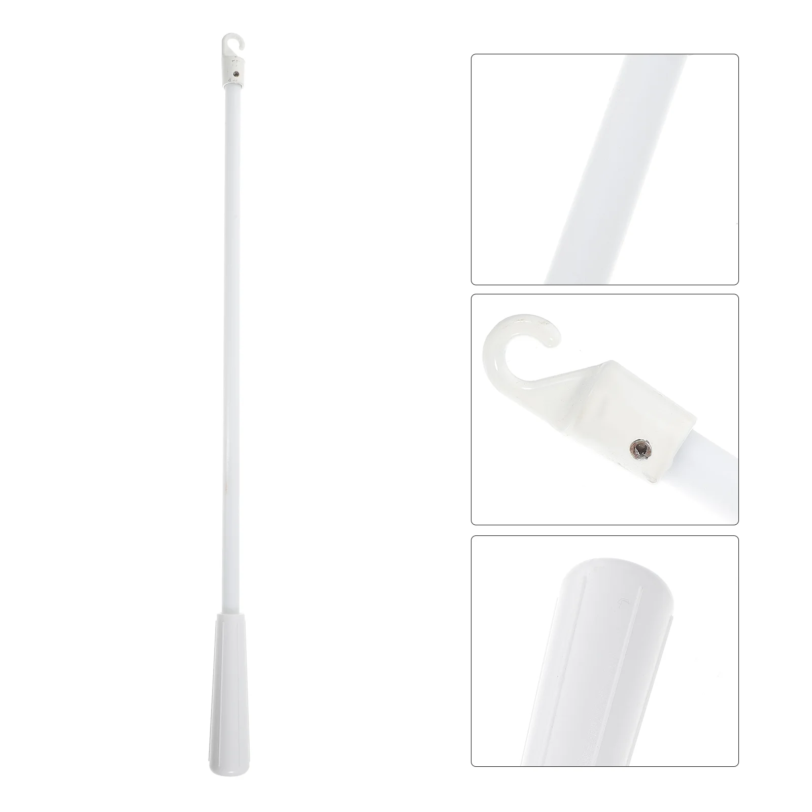

Blind Wand Rod Tilt Replacement Window Clear Stick Vertical Hook Blinds Opener Mini Parts Extension Plastic White Pvc Grip