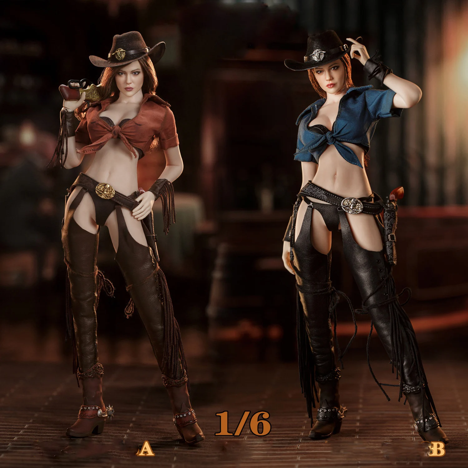 1/6 масштаб бесшовное тело экшн-фигурка кукла западная пастушка женщина-солдат 12