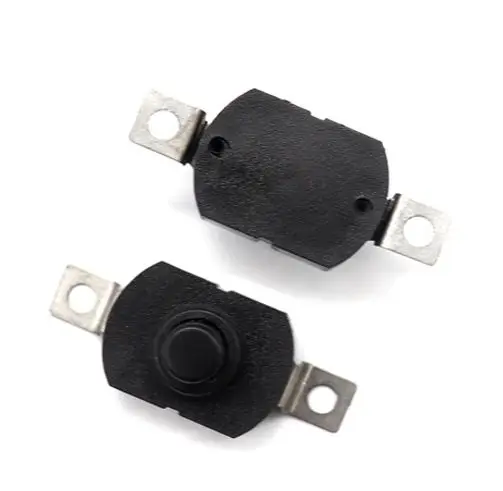 [20-5 шт.] кнопочный переключатель 1712KD 30 в 1A, переключатель фонарика 17x12x9,5 мм, переключатель настольной лампы, переключатель фонарика, кнопка включения-выключения
