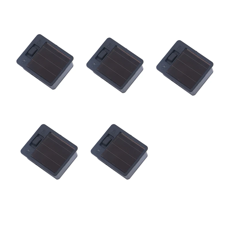 

5Pcs Container Case Top Led Solar Lamp Replacement Parts Accessories Easy Install Hanging Lantern Square Battery Box
