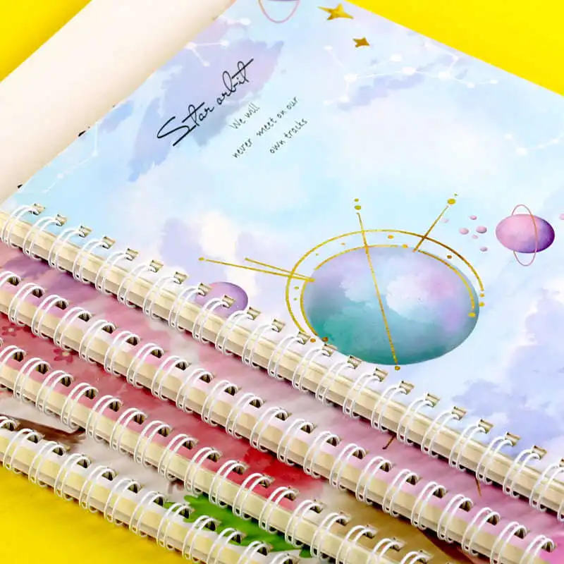 

4pcs/set Planner Organizer Notebooks and Journals Cute Daily Planner Notebook School Office Kawaii Stationery New