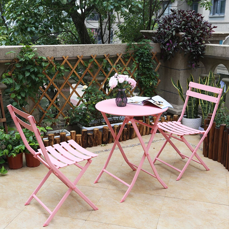2024 Новый портативный складной стол и набор стульев 3 шт. садовые балконные наборы