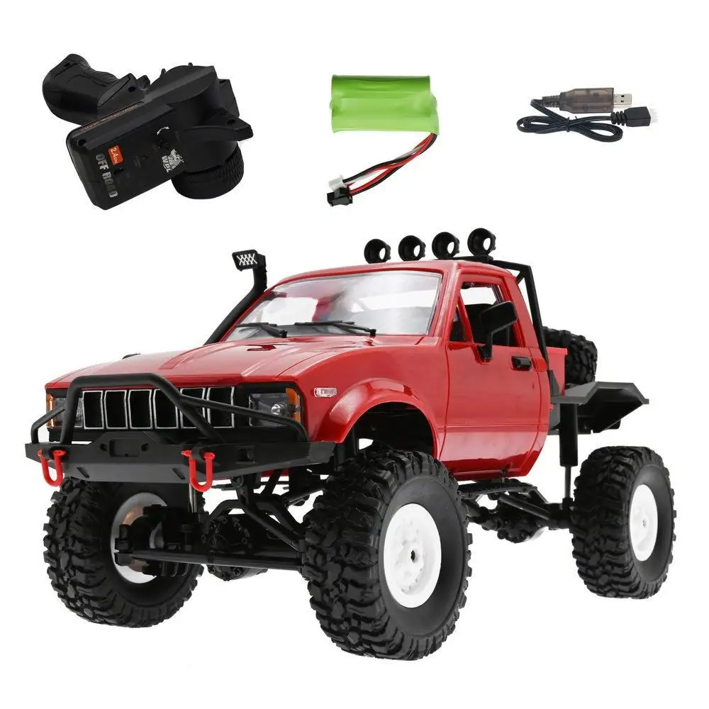 

2.4g Remote Control Car 1/16 Wpl C14 Semi-truck 4wd Climbing Car Toys For Children Christmas Birthday Gifts