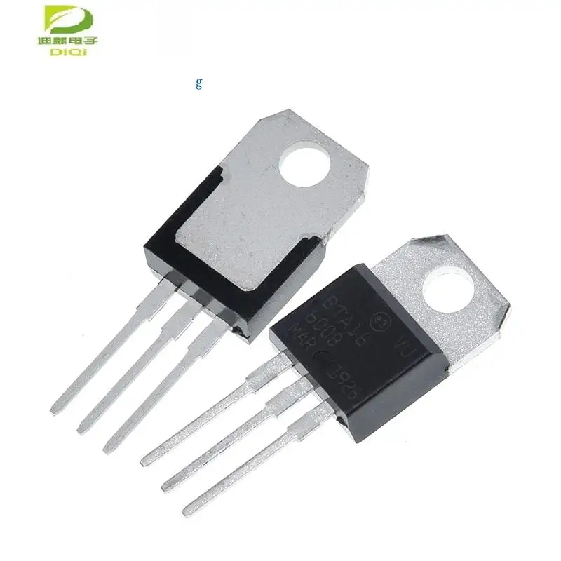

100PCS BTA16,BTA16-600B Triac 600V 16A