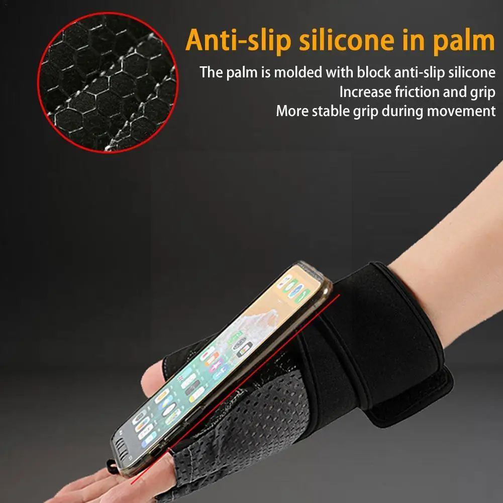 

Weight Lifting Gloves Gym Sports Workout Wrist Support Training Fitness Full Palm Protection Half Finger Gloves For Men G9F6