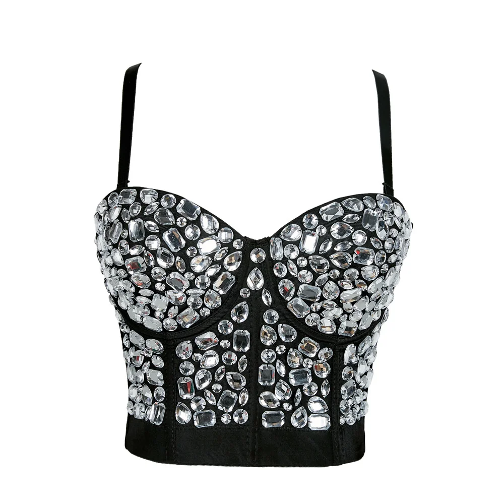 

European and American Multi-Color Acrylic Beads Costume Shaping Corset