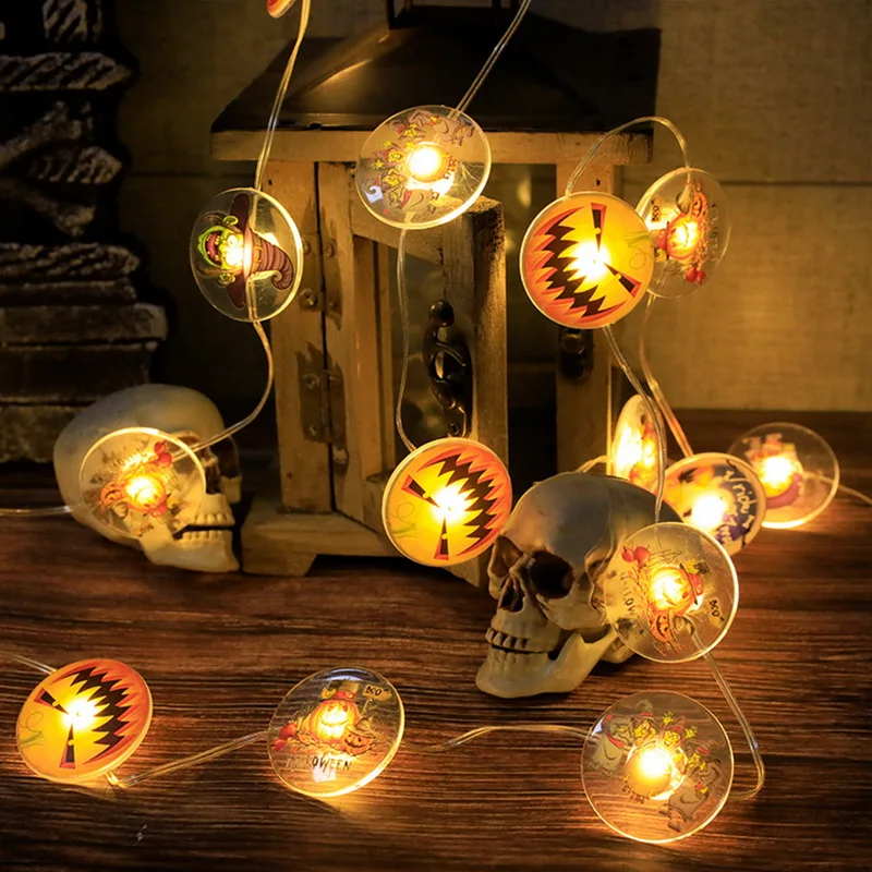 Декоративная гирлянда с глазным яблоком в виде черепа s 20/30 светодиосветодиодный
