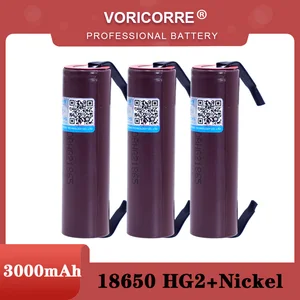 100% New HG2 18650 3000mAh Rechargeable battery 18650HG2 3.6V discharge 20A Power batteries + DIY Nickel