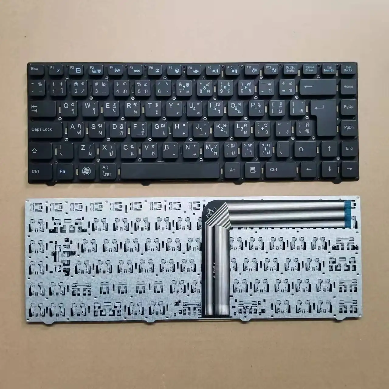 

Новая клавиатура для ноутбука Acer Aspire ONE 14 Z1401 Z1402 Z1401-N2940 Thai TI, черная, без рамки