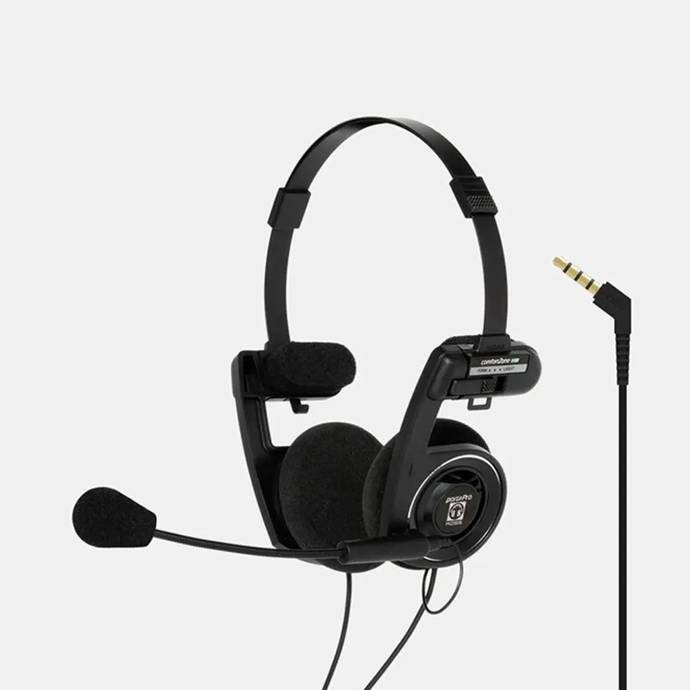 Проводные накладные наушники с микрофоном Koss Porta Pro Communication Headset черный |