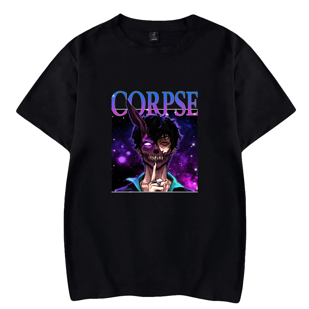 

Corpse Husband Tshirt O-Neck Summer Short Sleeve Men Women Tshirt Harajuku Streetwear 90s Social Media Star Fashion Clothes