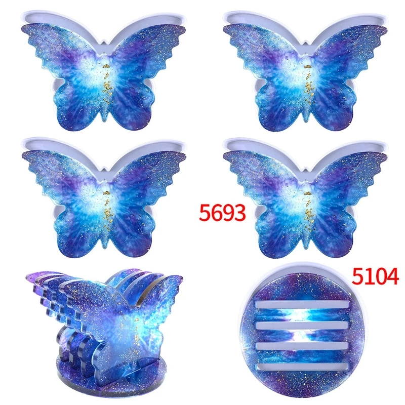 Силиконовый поднос для ювелирных изделий форма литья из эпоксидной смолы коврик