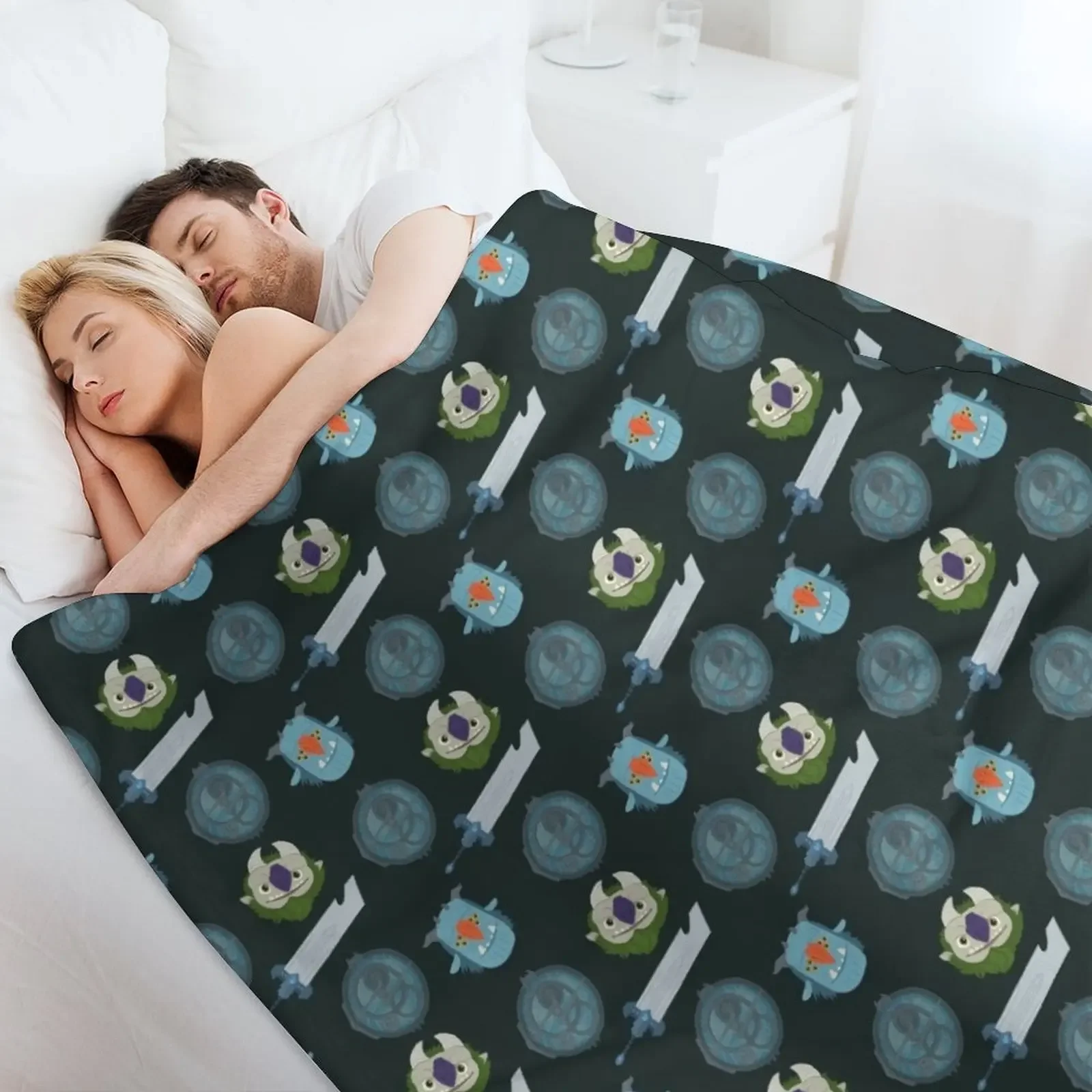 Одеяло с повторяющимся рисунком для дивана пляжных одеял