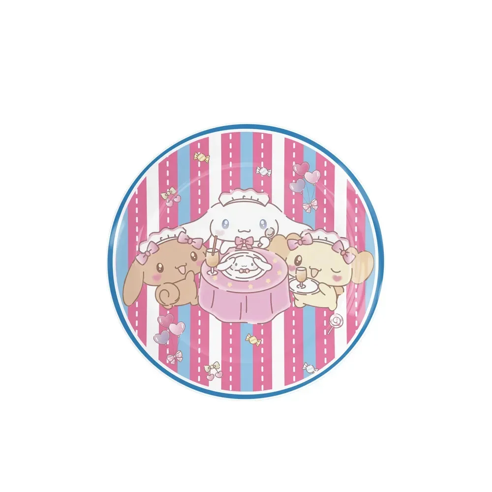 Cinnamoroll вечерние бумажные тарелки и стаканы скатерть одноразовая посуда набор для