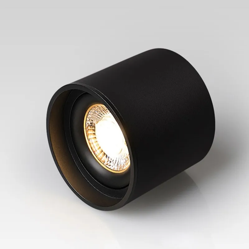 

Накладной антибликовый светодиодный светильник с регулируемой яркостью 7W10W12W15W20W Epistar Chip COB Потолочный светильник Точечные светильники с регулируемым углом