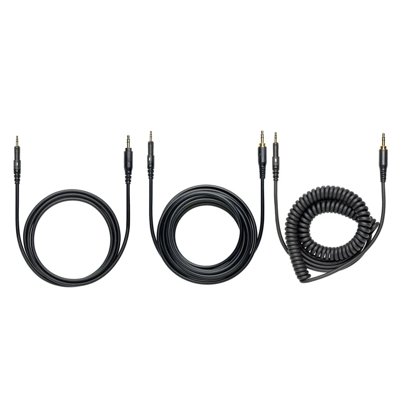 

3.5mm Extended Coiled Dj Cable for ATH M50X M40X Headphone Cable 6.5mm Adapter