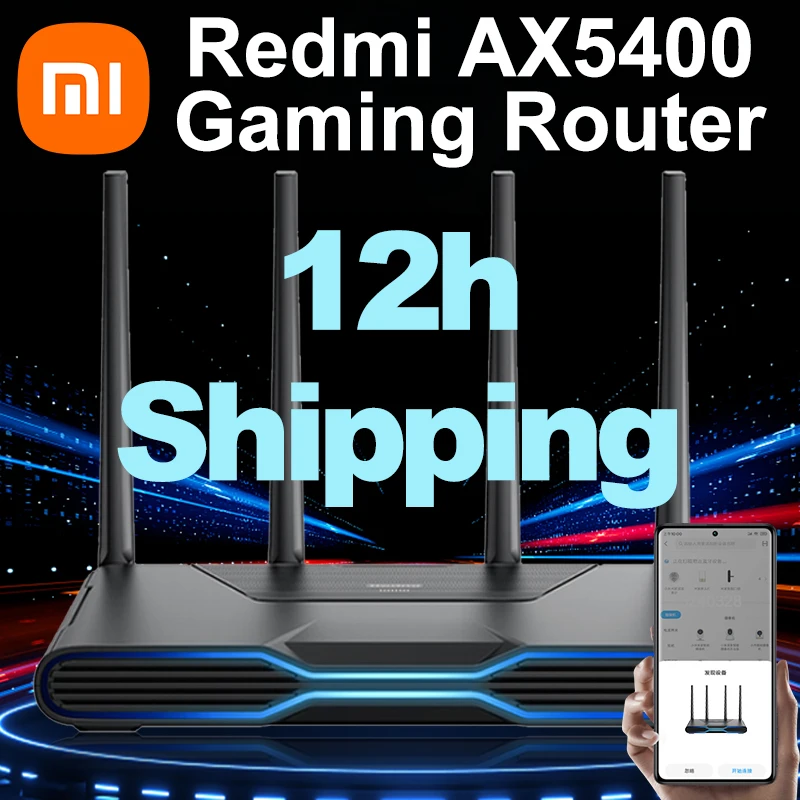 

Новый красный маршрутизатор mi AX5400, расширенный профессиональный чип, независимый Ga mi ng сетевой порт, 6 сигналов, 5400 Megabit Wifi, Enhanceme Xio mi