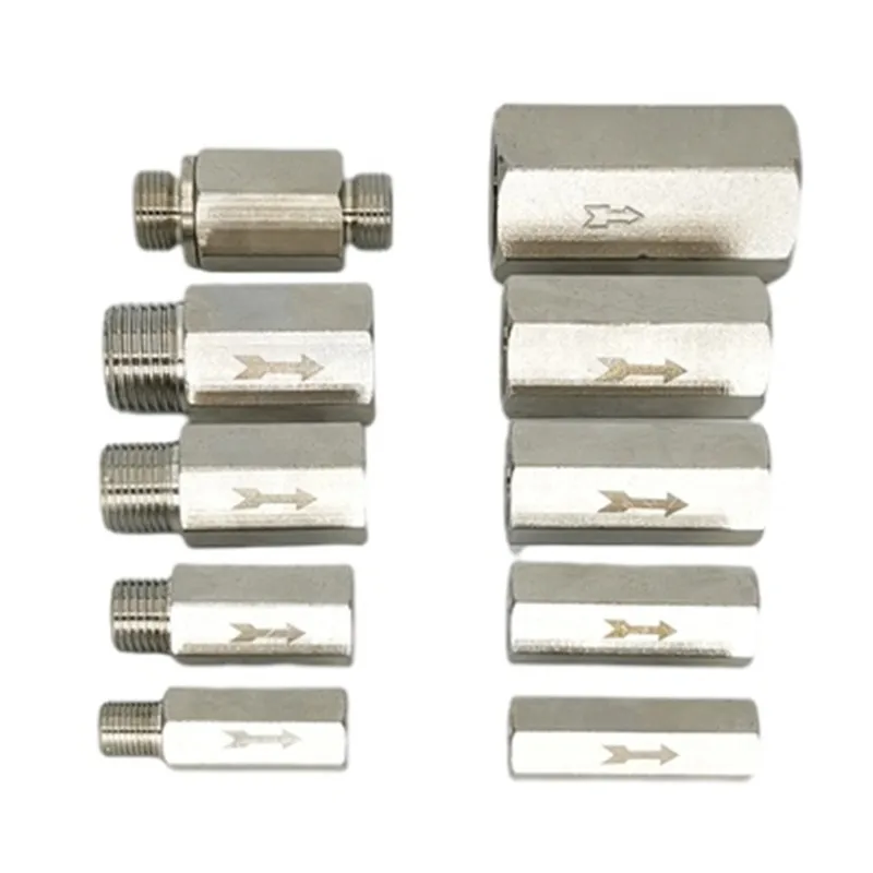 

Pneumatic Pipe Fitting Copper Check Valve Control Valve Air Valve 1/2' 3/8' 1/4' 1/8' Pipe Pneumatic Accessories Pipe Fitting