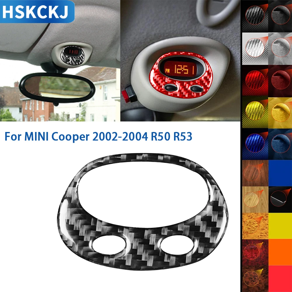 Аксессуары для MINI Cooper 2002-2004 R50 R53 автомобильная внутренняя головка из углеродного