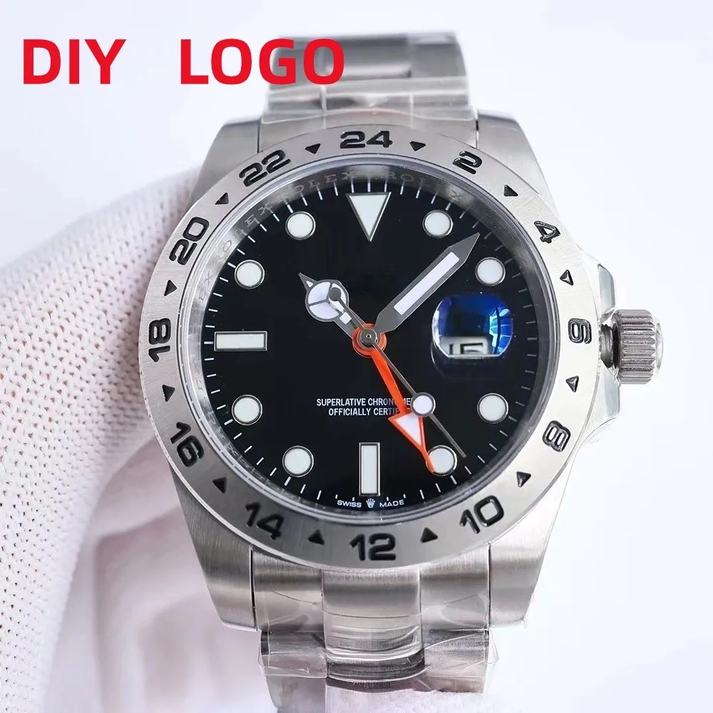 Модные роскошные деловые мужские часы многофункциональные полностью из