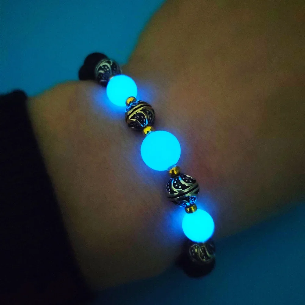 Фото Новинка светящийся ночник флуоресцентный браслет для мужчин и женщин подарок на