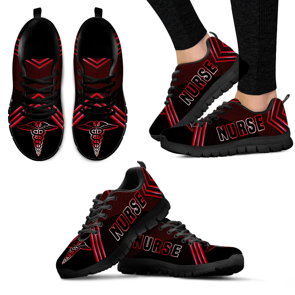 

INSTANTARTS Red Scepter Snake Suitable For Men And Women Sports Shoes Mesh Flat Shoes Comfortable Breathable Personality Shoes