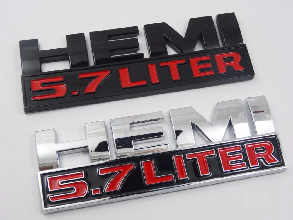 3D-Наклейки для телефона Hemi 5 7 Л или 6 4 л Серебристые/черные модели серии J **