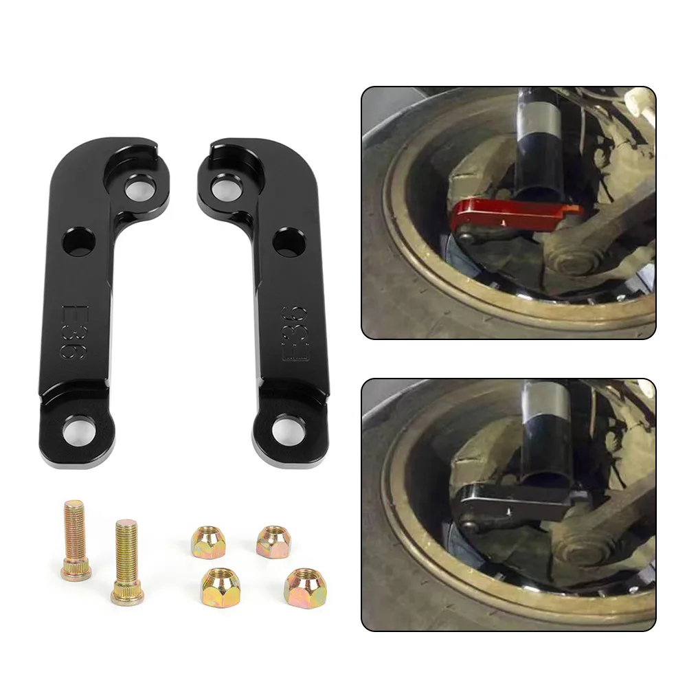 Алюминиевый автомобильный адаптер для BMW E36 2 шт. увеличивающий угол поворота