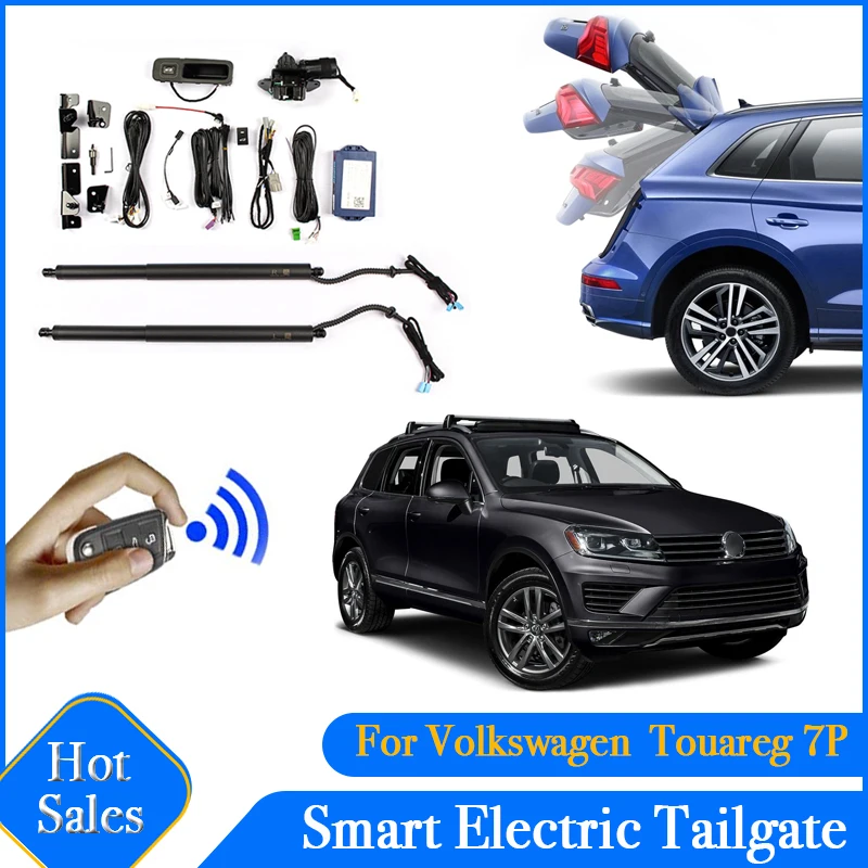 

Car Power Trunk Opening Electric Suction Tailgate Intelligent Tail Gate Lift Strut For Volkswagen VW Touareg 7P 2010~2018