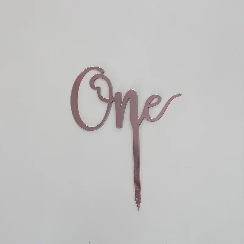 Детский акриловый топпер для торта на день рождения