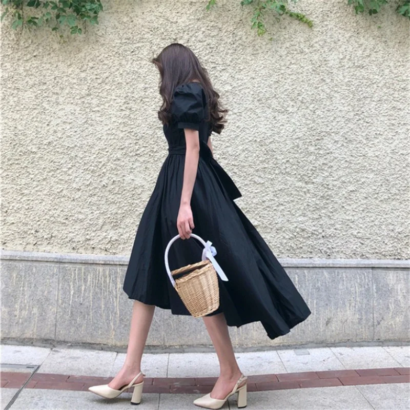 

white dress women summer wrap dress women elegant 2022 new short sleeve irregular short front long back dresses