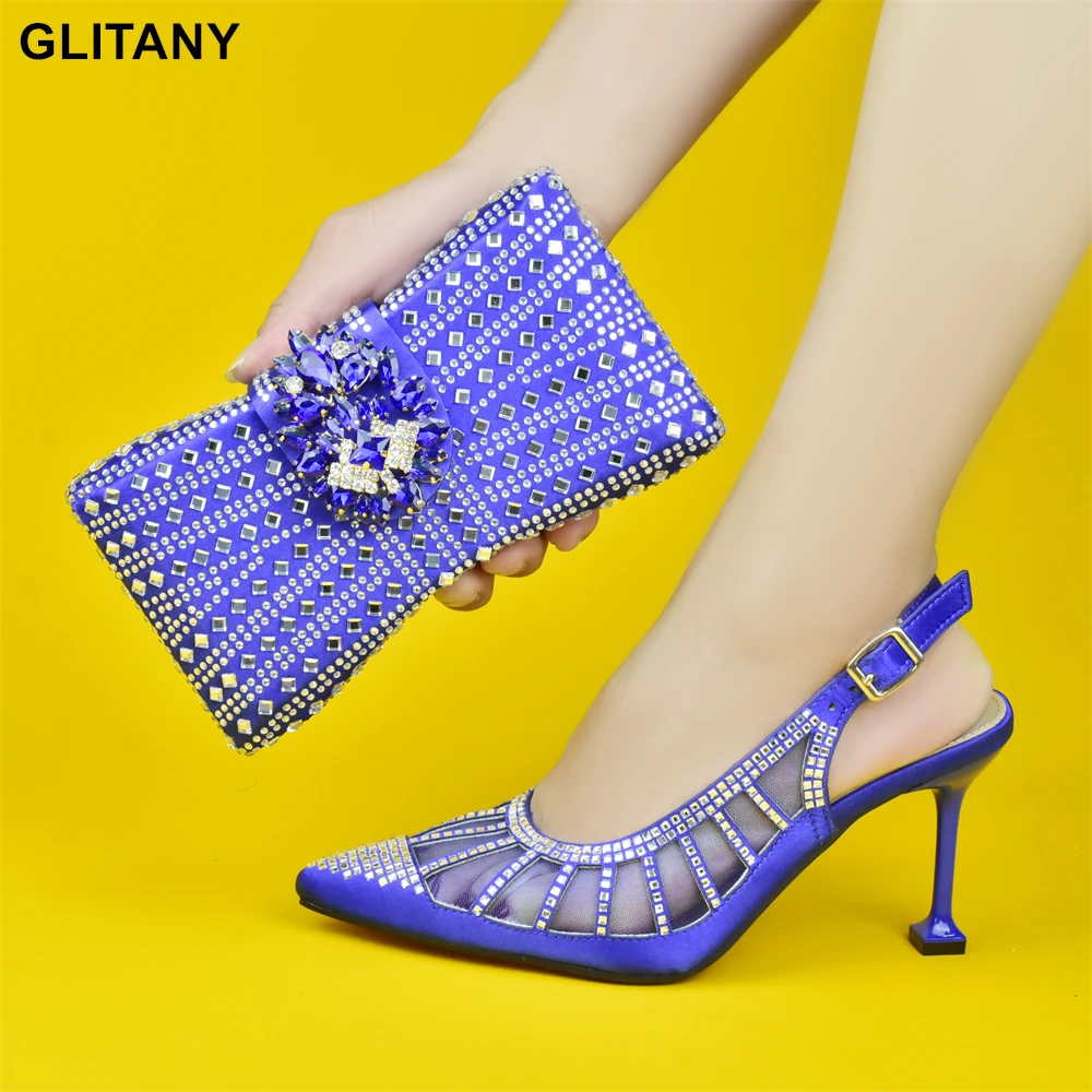 

Новое поступление, женские туфли в итальянском стиле для вечеривечерние, украшенные стразами, женские туфли, очень большие размеры 42, свадебные туфли для невесты