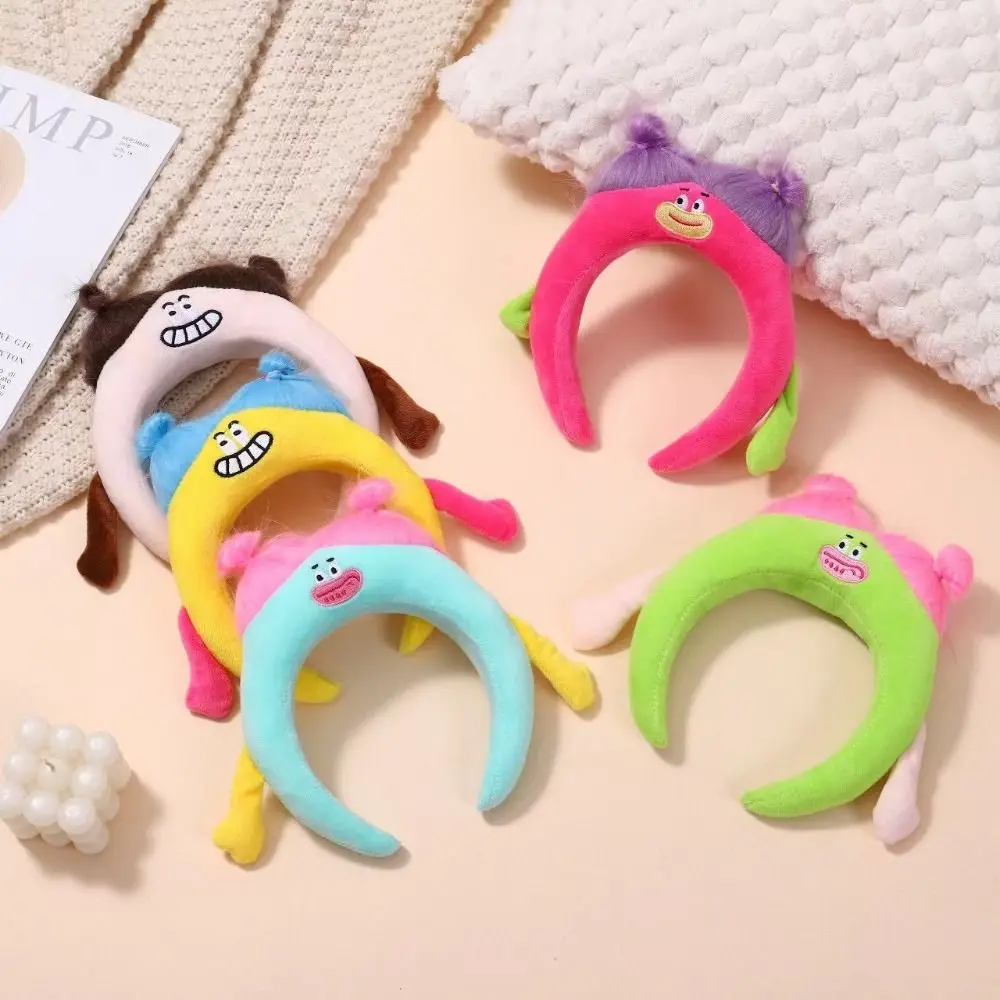

Fashion Hair Band For Women Girls Hair Accessories Funny Plush Ugly Doll Hair Hoop Cute Wash Face Makeup Headband