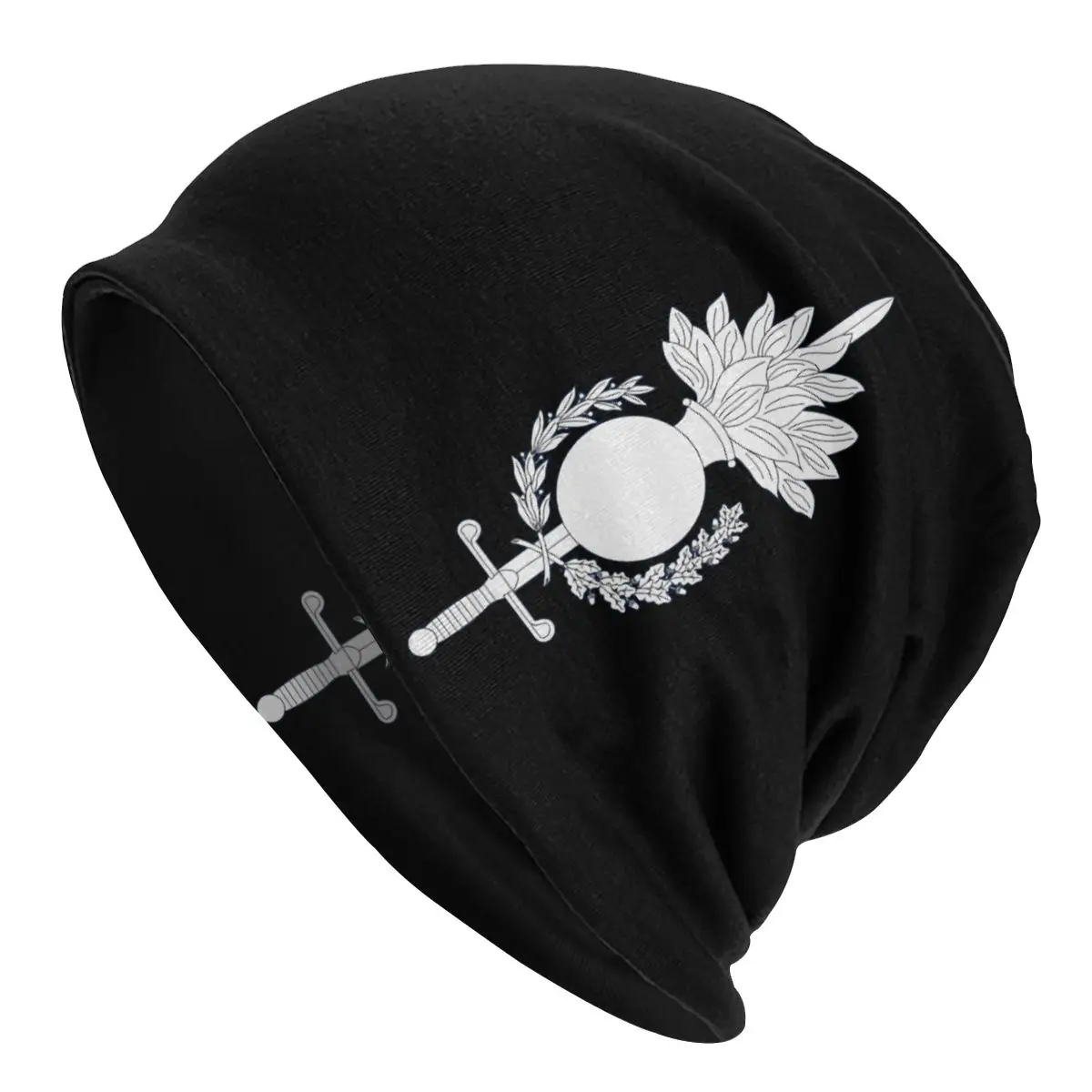 

Adult Men's Knit Hat European Gendarmerie Force European Gendarmerie Bonnet Hats Novelty Graphic Unisex Skullies Beanies Caps