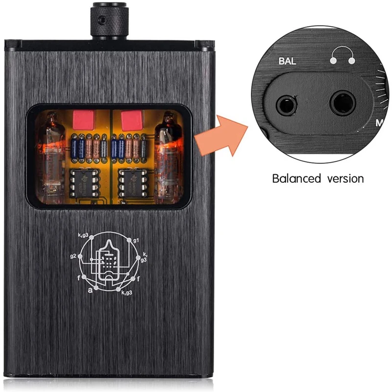 Переносной двухмоноусный вакуумный наушниковый усилитель B4-X Mini Balanced Audio Amp B4 Upgrade Version US Plug.