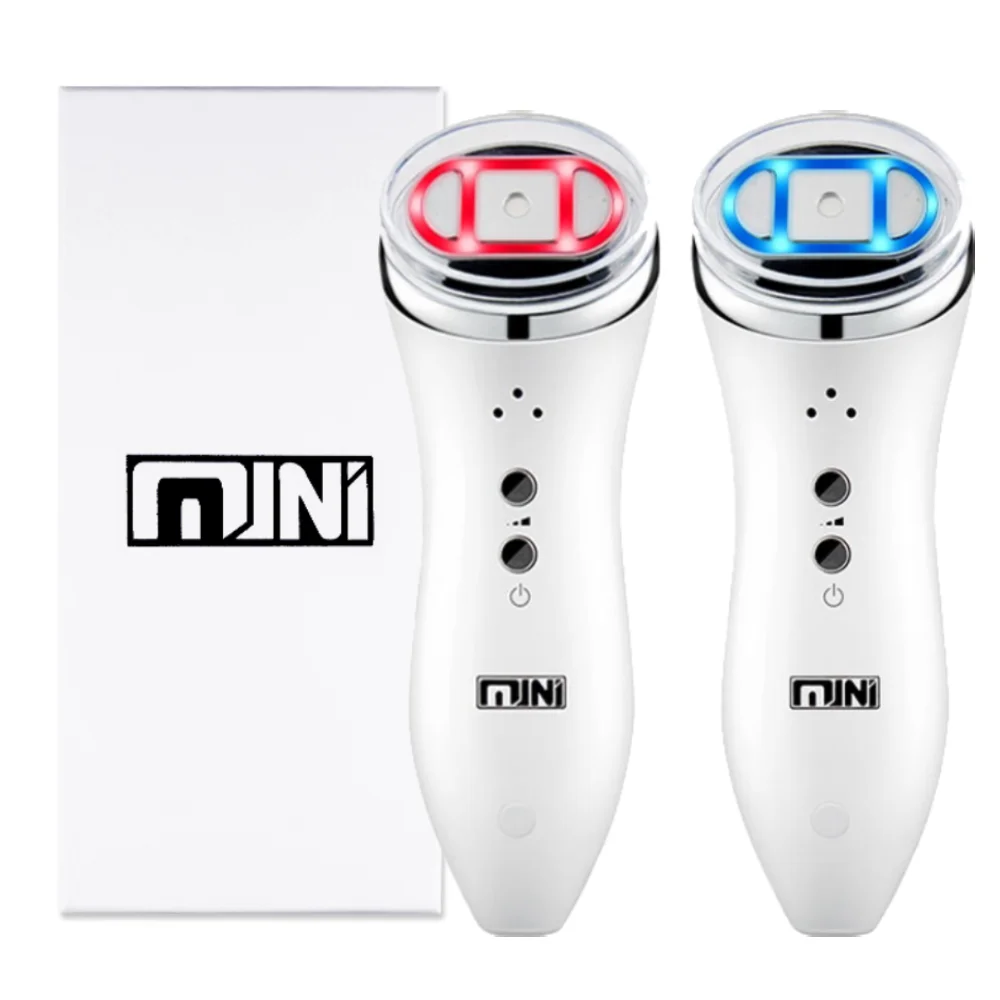 

Mini HIFU radio frequency ultrasonic machine EMS micro current facial beauty instrument firming skin care anti-wrinkle tool