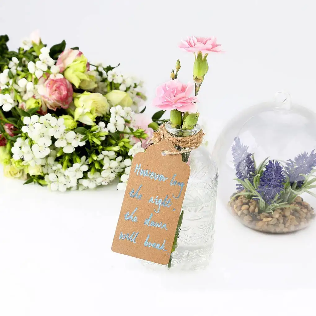 100 шт. крафт-бумага этикетка на голову праздничная нотка сделай сам пустая цена