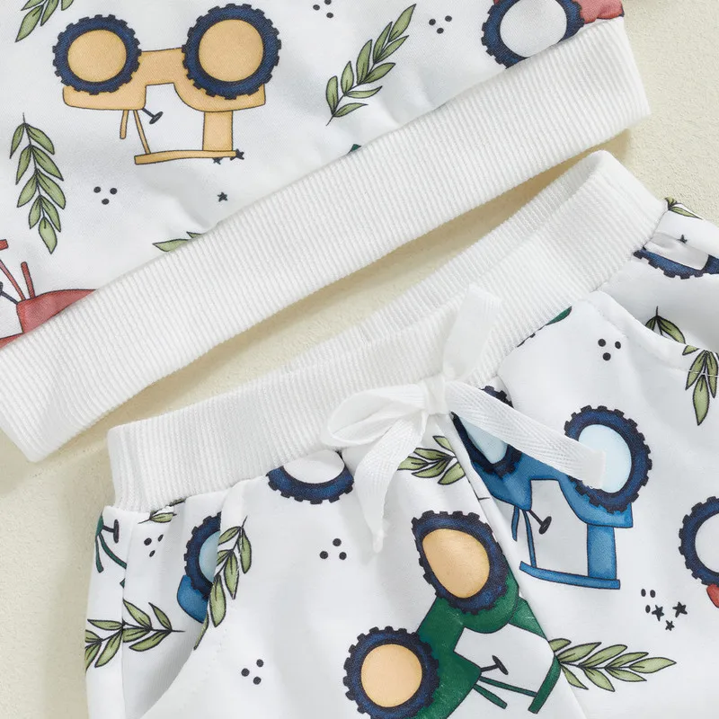 RUEWEY От 0 до 3 лет Комплекты штанов для маленьких мальчиков Весенне-осенняя одежда