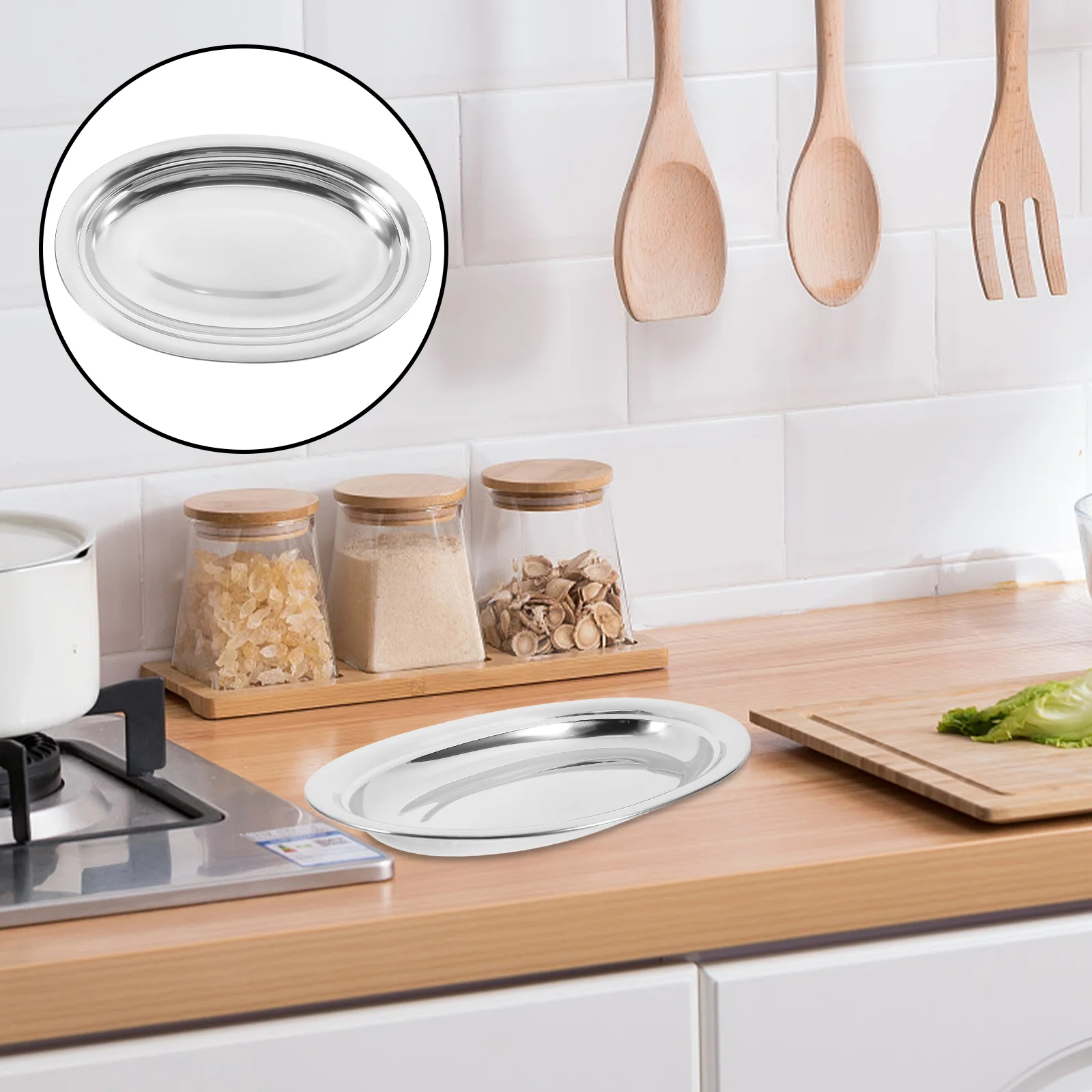 Поднос для сервировки рыбы пароварка из нержавеющей стали сковорода поднос