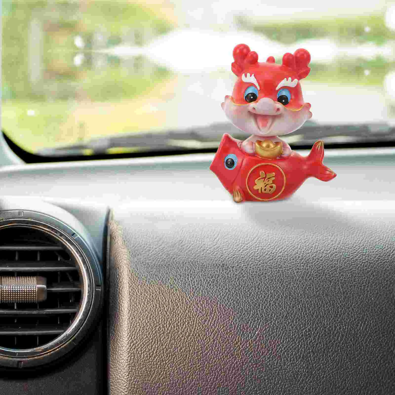 

Office Gifts Dashboard Mini Dragon Figurines Lucky Resin Miniature Statue Office