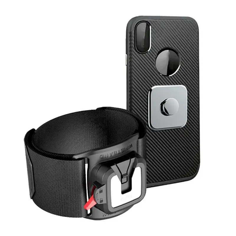 Wristband Phone Holder 360 Rotatable Universal Sports Wristband For Smartphones Detachable Running Armband For Hiking Biking
