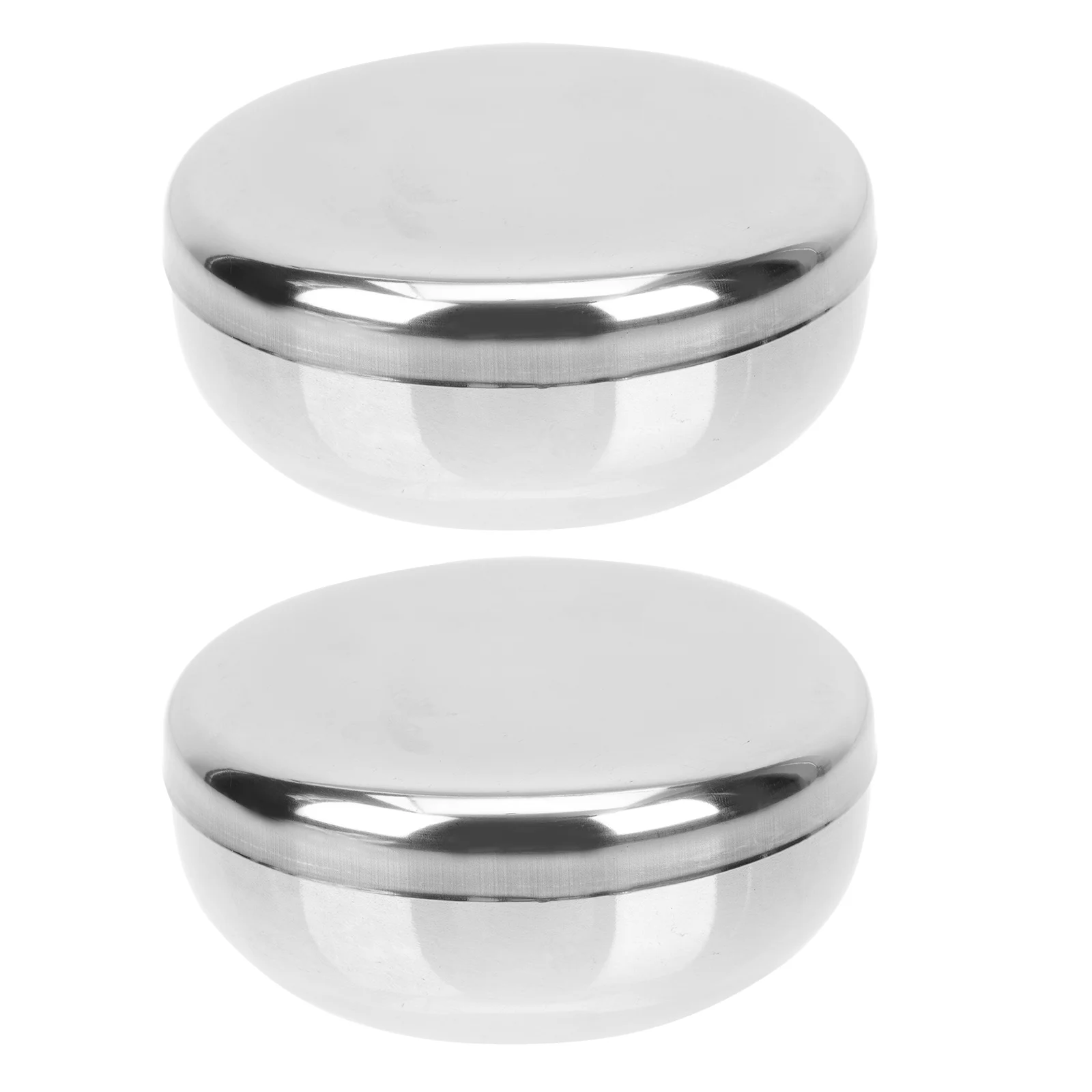 

Bowl Metal Bowls Rice Steel Salad Stainless Soup Noodle Insulated Dish Korean Servingsteam Cereal Set Kitchen Dip Ice Baby Cup