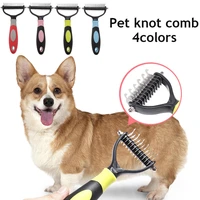 hair remover undercoat pet brush dog supplies pet dog comb dematting brush cat rake dogs long hair cats removal cat comb