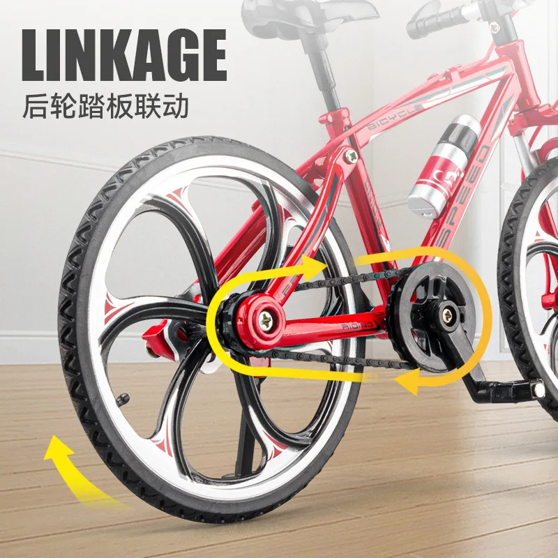 Модель велосипеда из сплава в масштабе 1:8 литой металлический палец горный