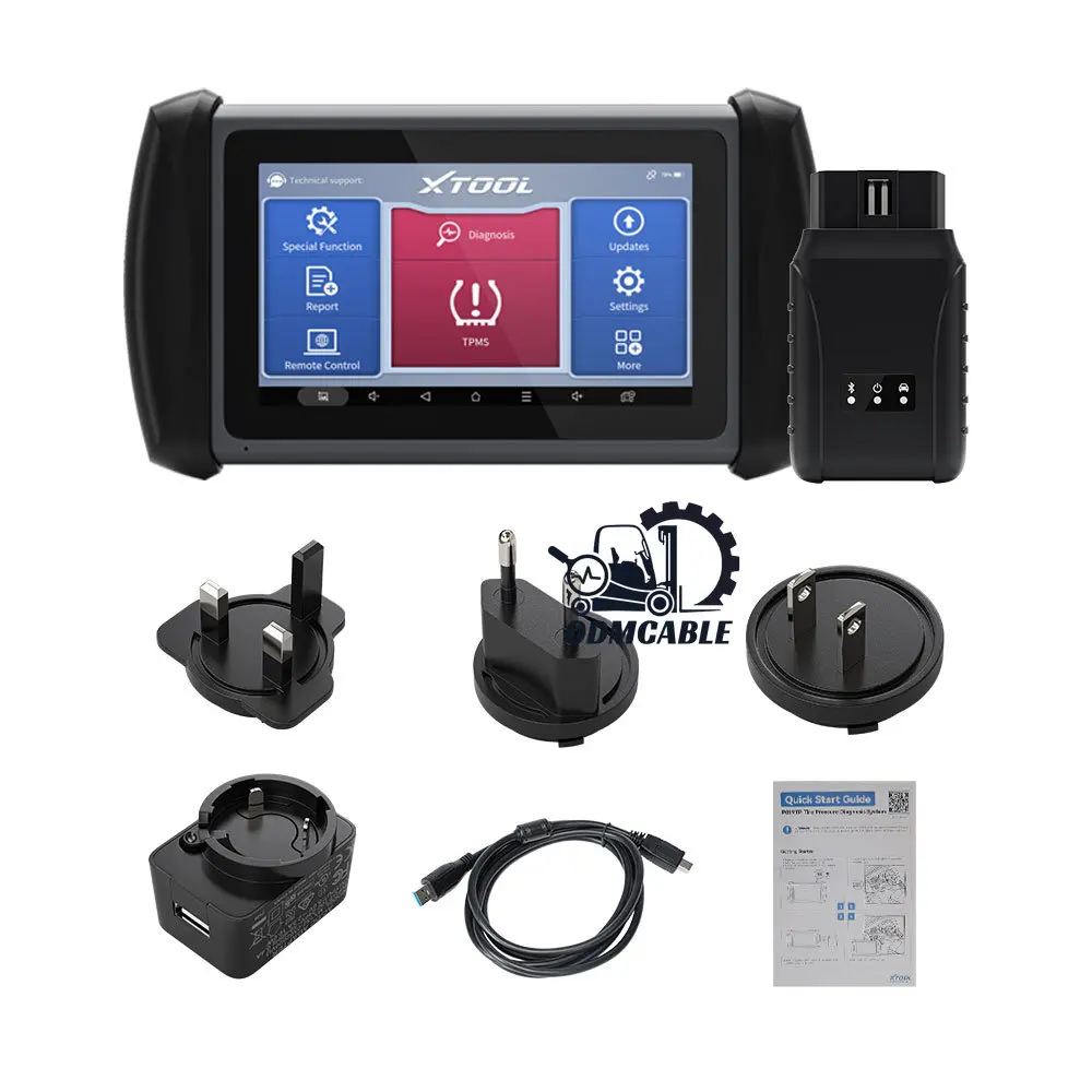 Инструмент Диагностический XTOOL InPlus IP819TP, с 4 инструментами для программирования TPMS TS100, с функцией сброса, для всех систем